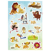 Komar Wandtattoo Lion King Wildlife König der Löwen Lion King Wildlife B/L: ca. 50x70 cm Lion King Wildlife - (50,00/70,00cm) - Komar