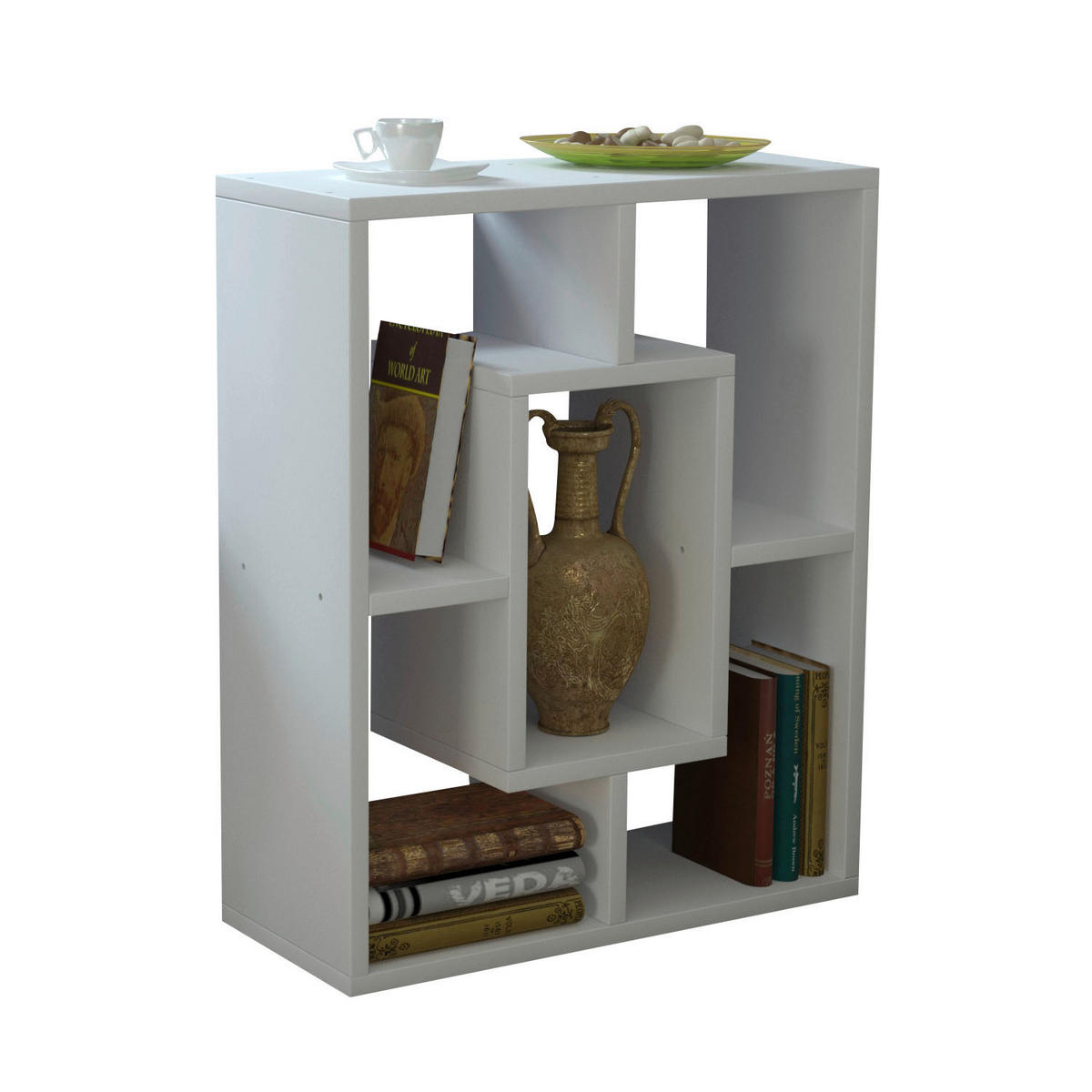 Beistelltisch Ovis weiß Spanplatte B/H/T: ca. 51x63x22 cm Ovis - weiß (51,00/63,00/22,00cm) - moebel17