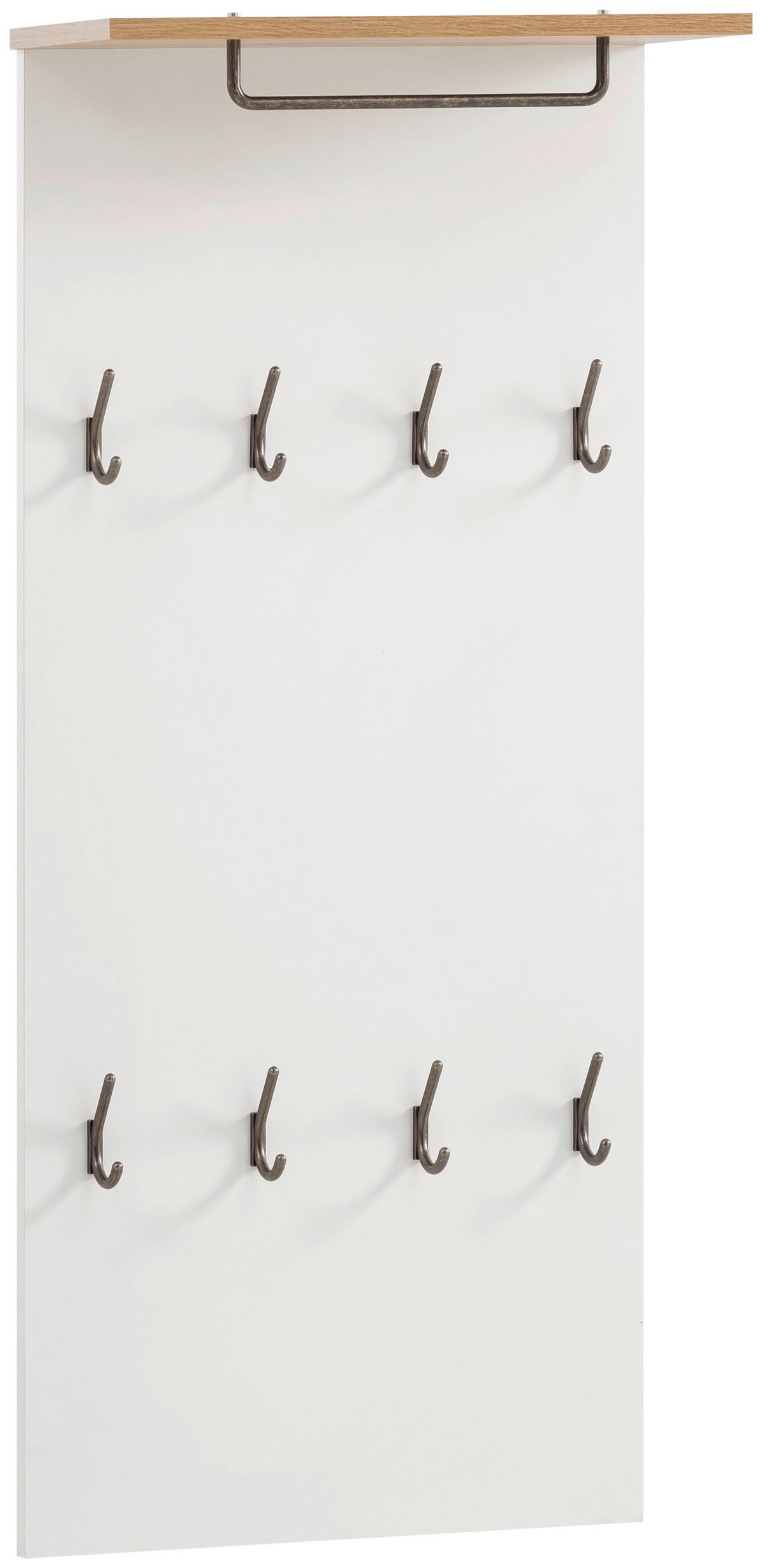 Wandpaneel Marit weiß matt Eiche Landhaus Nachbildung B/H/T: ca. 50x110,6x19,9 cm Marit - Eiche/weiß (50,00/110,60/19,90cm) - Möbelpartner