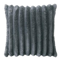 Dekokissen Dekokissen_Luxus 45x45cm anthrazit - anthrazit (45,00/45,00cm)