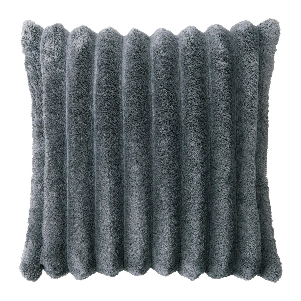 Dekokissen Dekokissen_Luxus 45x45cm anthrazit - anthrazit (45,00/45,00cm)
