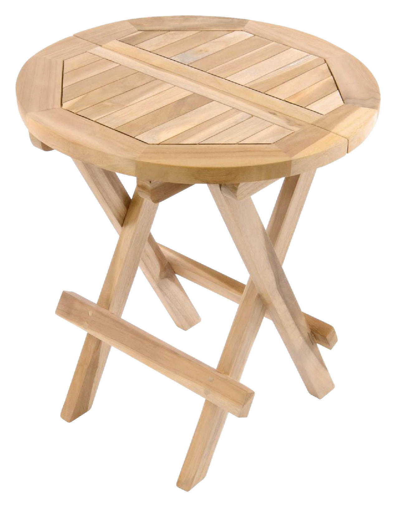 VCM Beistelltisch braun Holz H/D: ca. 46x40 cm Beistelltisch - braun (40,00/46,00cm) - VCM