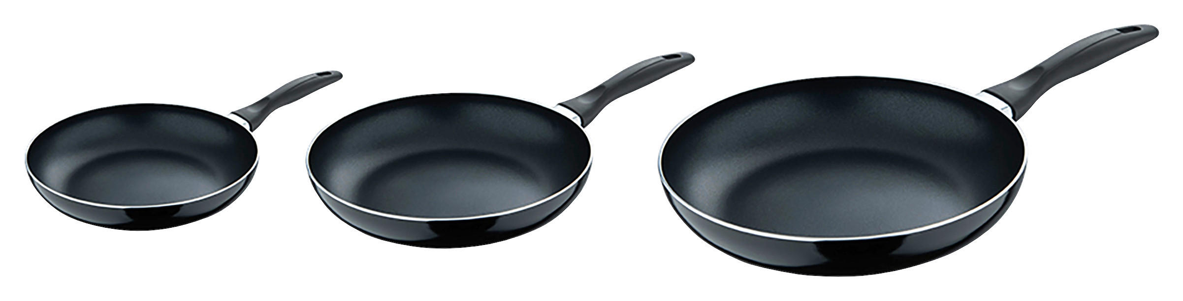 SAN IGNACIO Pfannenset NAVY WILLOW schwarz Aluminium 3 tlg. NAVY WILLOW - schwarz - SAN IGNACIO