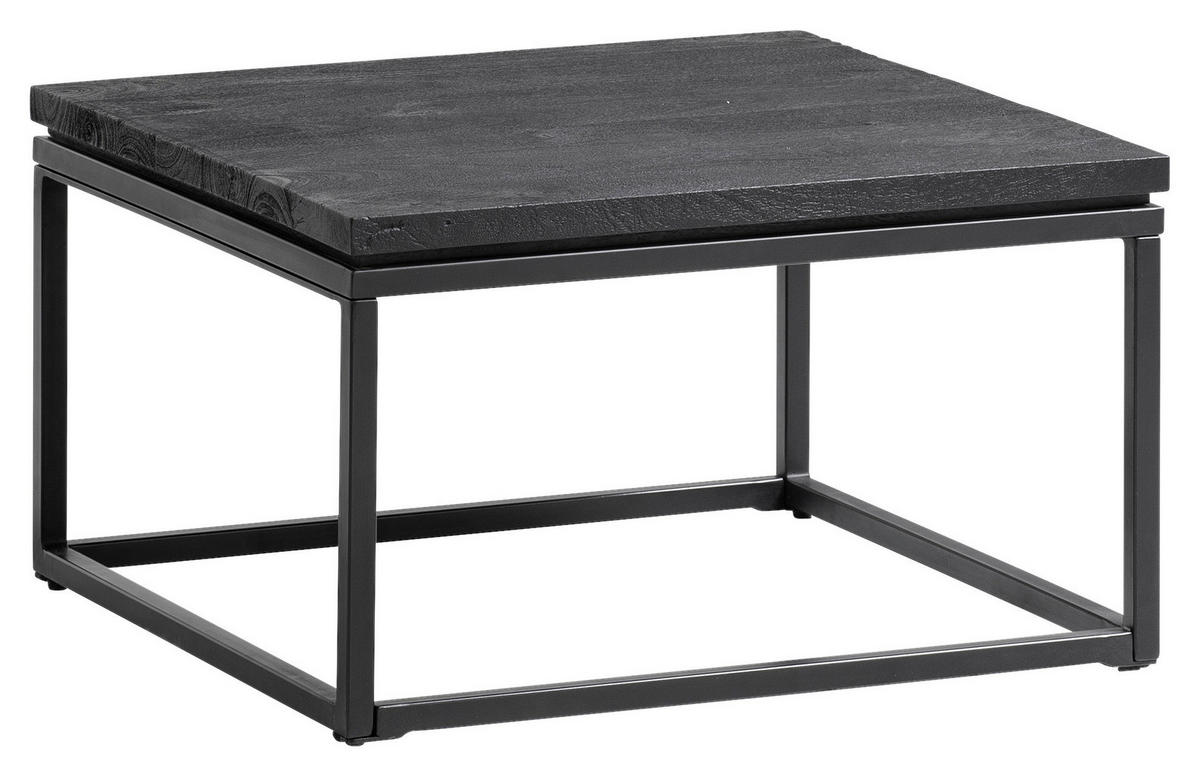 Couchtisch schwarz B/H/T: ca. 60x35x60 cm Couchtisch - schwarz (60,00/35,00/60,00cm) - Wohnling
