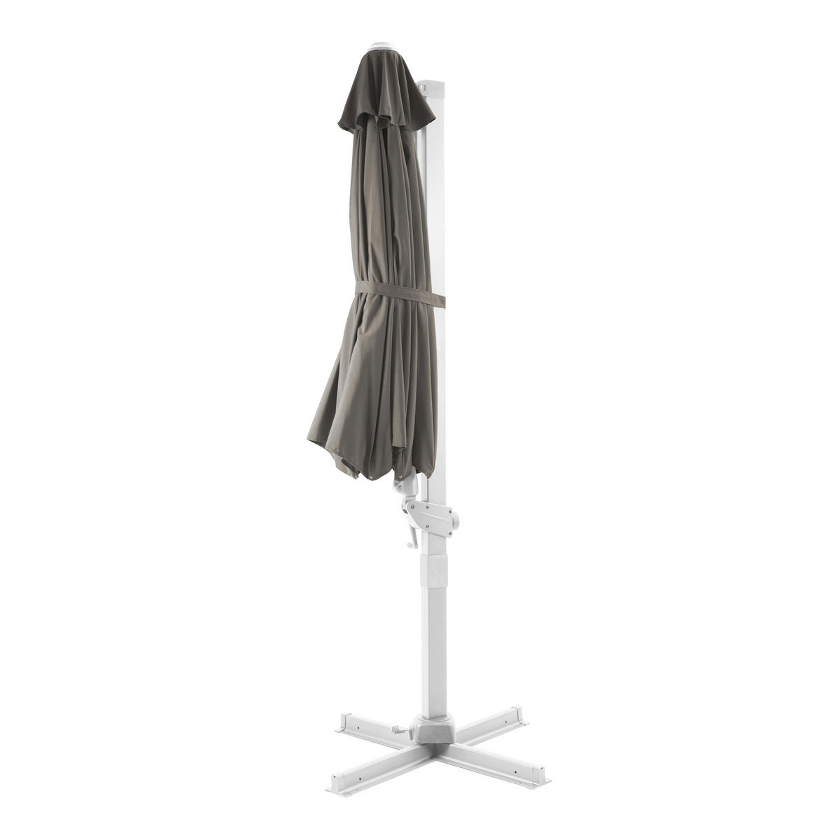AXI Outdoor Living Ampelschirm Cyrus weiß Metall B/H/L: ca. 300x250x300 cm Cyrus - weiß/taupe (300,00/300,00/250,00cm) - AXI Outdoor Living