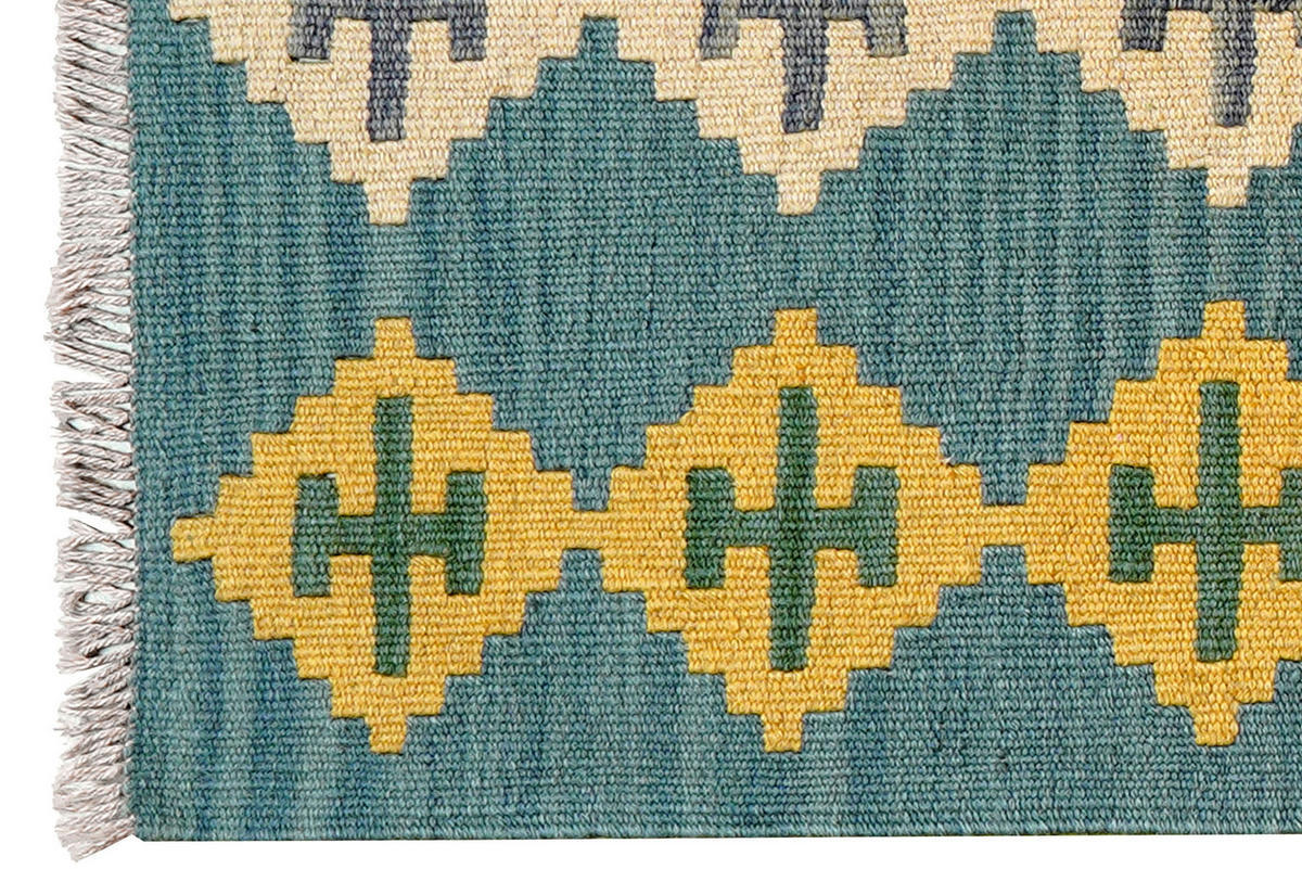 PersaTepp Teppich Kelim Gashgai blau B/H/L: ca. 63x1x88 cm Kelim Gashgai - blau (88,00/63,00/1,00cm) - PersaTepp