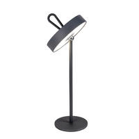 Näve Leuchten LED-Tischleuchte grau Kunststoff Metall B/H/T/D: ca. 12,5x35x12,5x12,5 cm ELLA - grau (12,50/35,00/12,50cm) - Näve Leuchten
