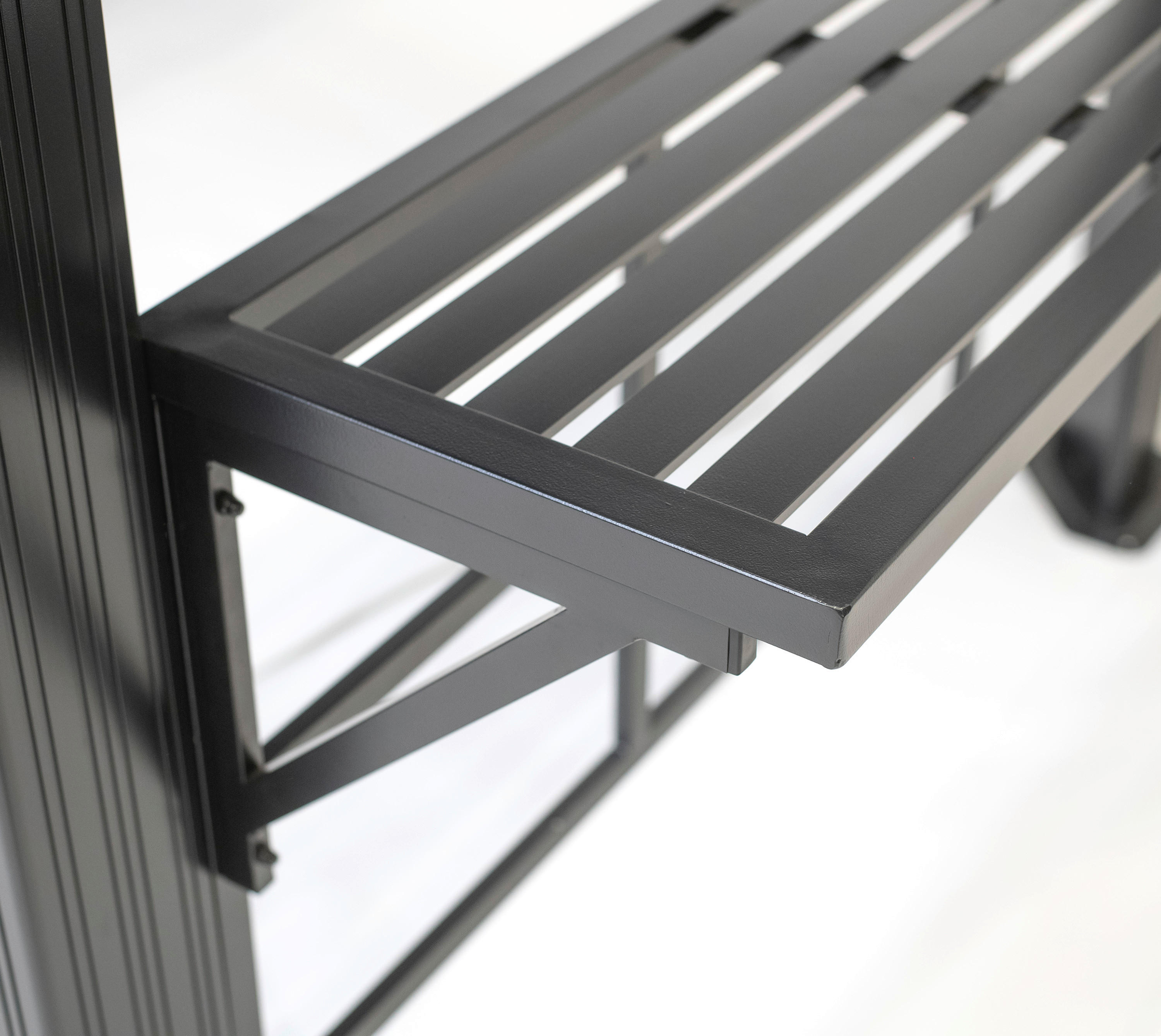 Sojag Pavillon Messina BBQ anthrazit Stahl B/H/L: ca. 292x262x179 cm Messina BBQ - anthrazit (179,00/292,00/262,00cm) - Sojag