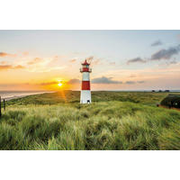 Keilrahmenbild Leuchtturm B/H: ca. 90x60 cm Keilrahmenbild 60x90cm - (90,00/60,00cm)