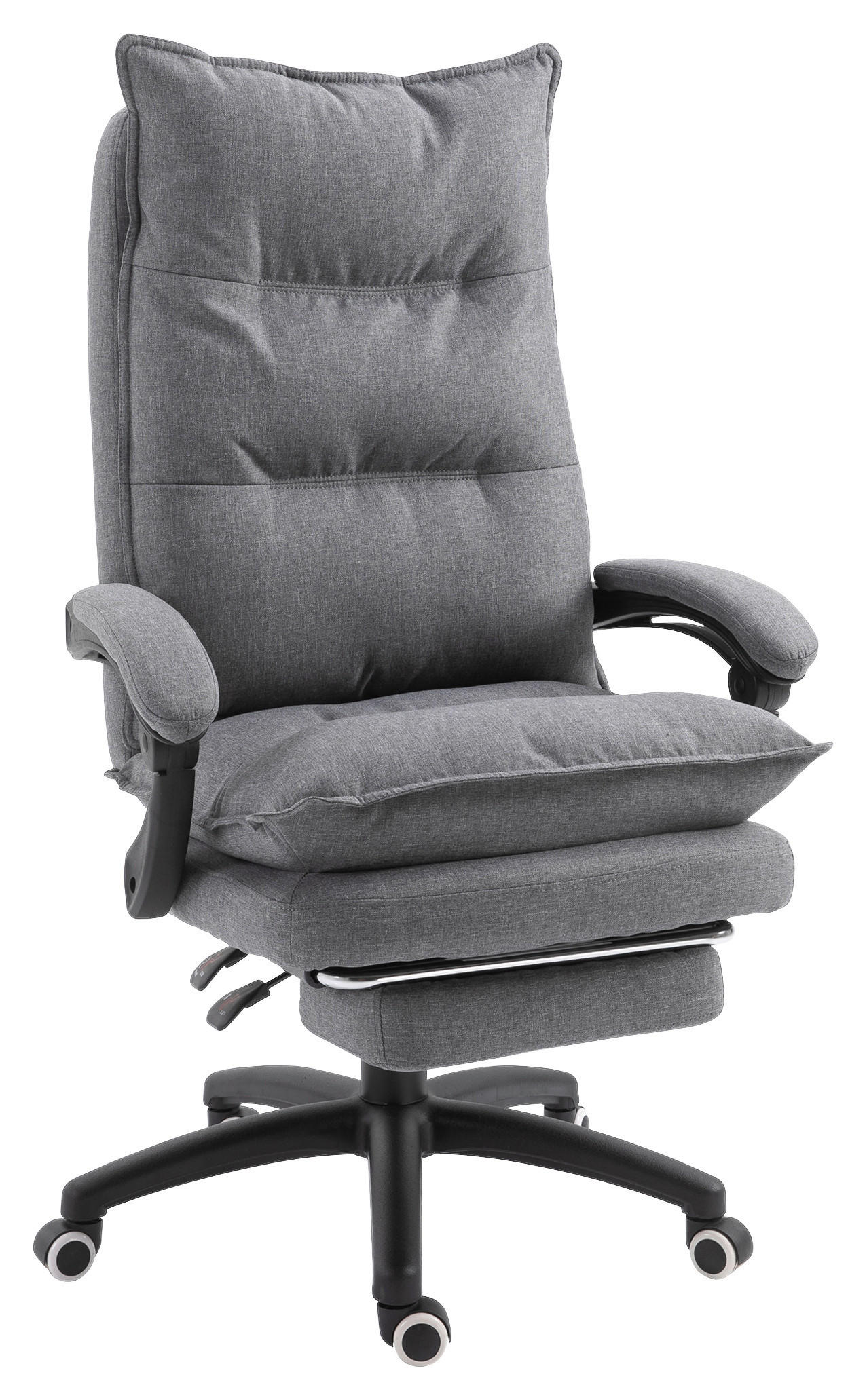 Vinsetto Massagestuhl MH921-232GY grau Schaumstoff Nylon B/H/T: ca. 70x130x62 cm Massagestuhl MH921-232GY - grau (70,00/130,00/62,00cm) - Vinsetto