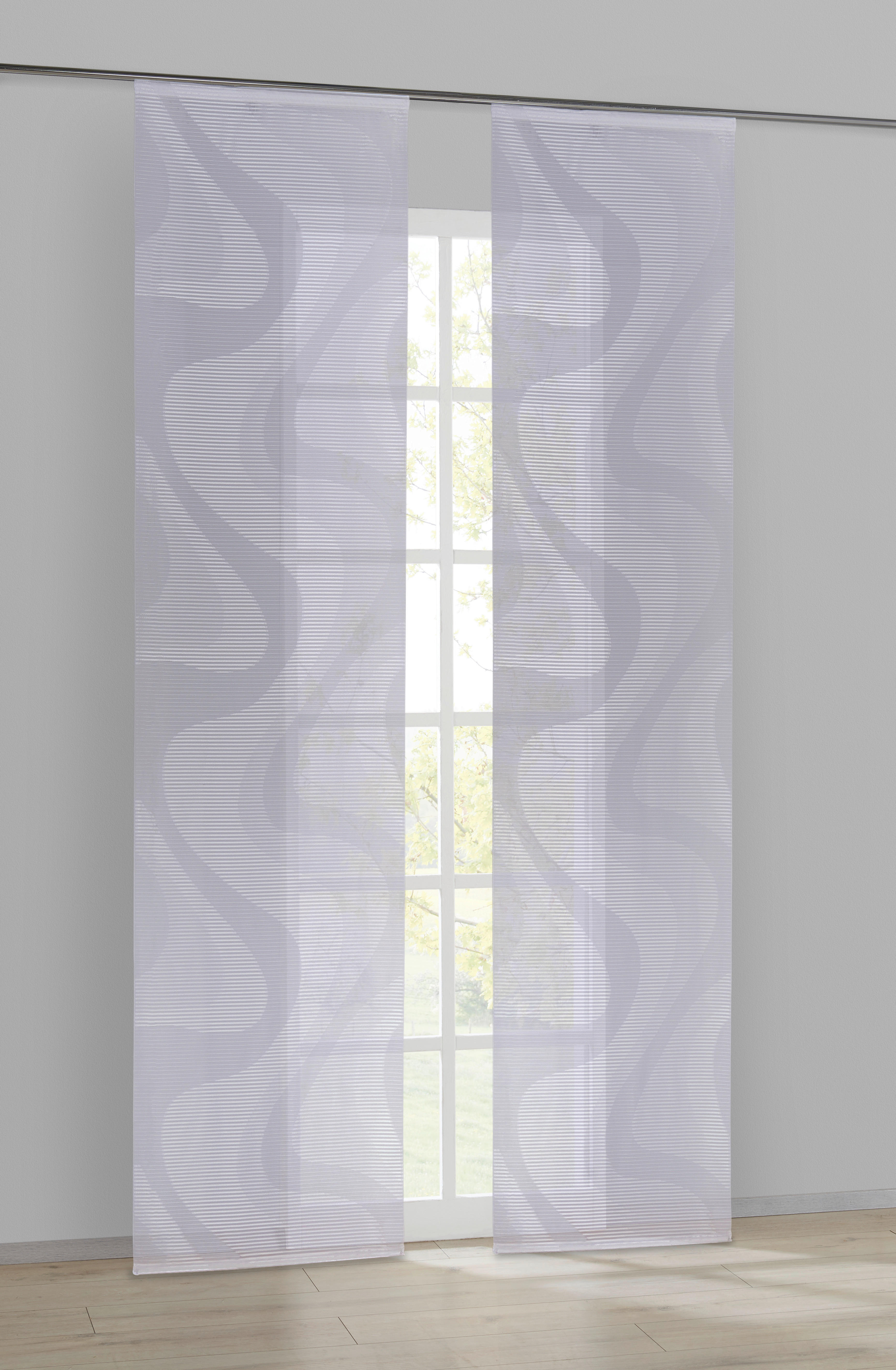 Schiebevorhang Gigi weiß B/L: ca. 60x245 cm Gigi - weiß (60,00/245,00cm) - POCOline