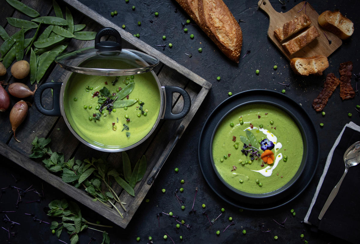 ELO Basic Fleischtopf silber Edelstahl D: ca. 24 cm Fleischtopf_Turmalin 24cm - silber (24,00cm) - ELO Basic