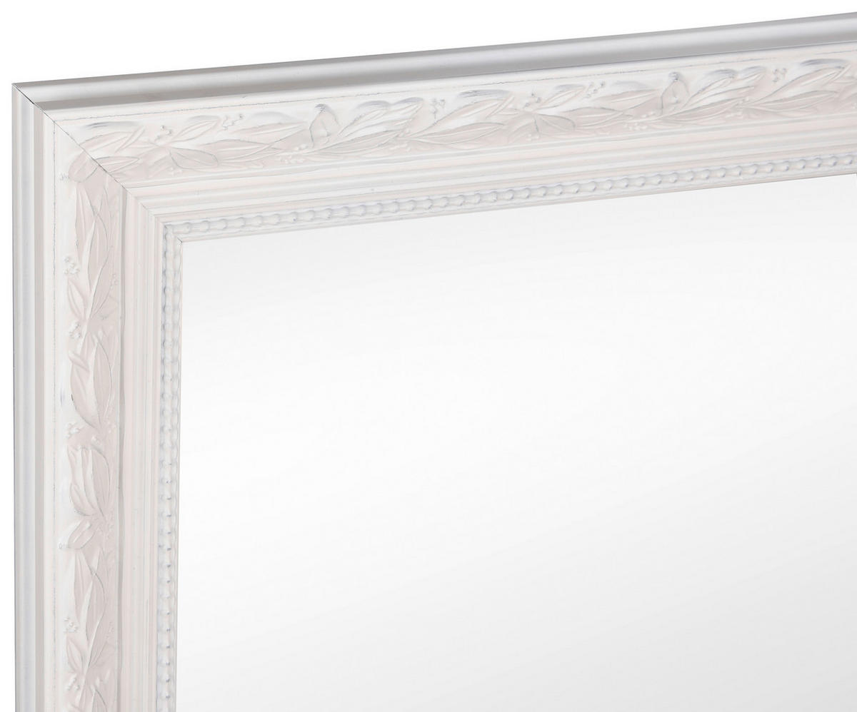 Mirrors&More Rahmenspiegel TANJA weiß B/H/T: ca. 55x70x3,5 cm TANJA - weiß (55,00/70,00/3,50cm) - Mirrors&More