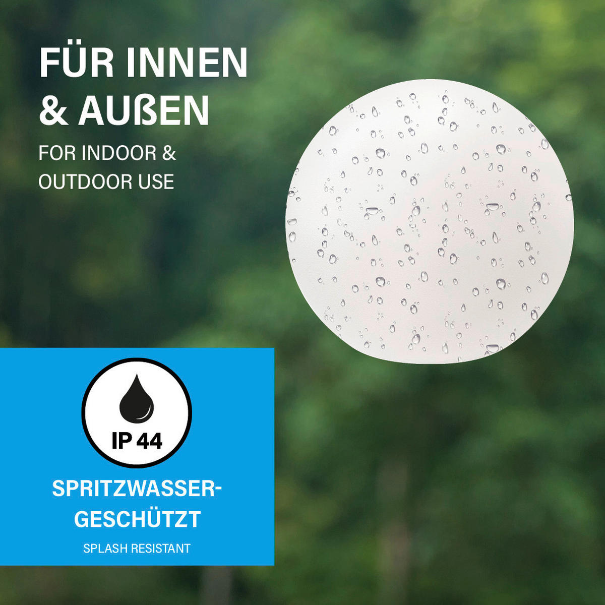 easy! by FHL Tischleuchte 850208 weiß Kunststoff H/D: ca. 16x18 cm 1 Brennstellen Busso - weiß (18,00/16,00cm) - easy! by FHL