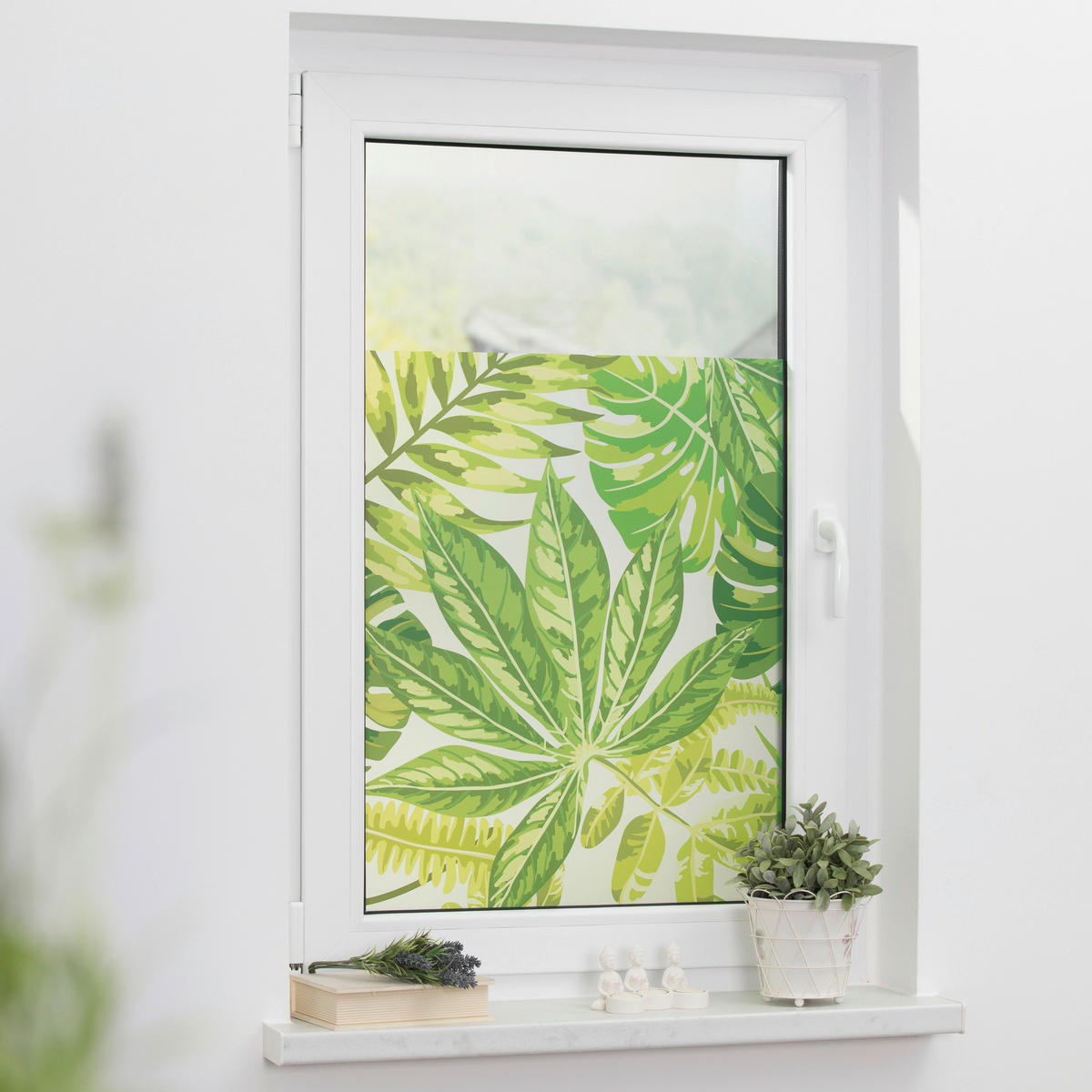 LICHTBLICK Fensterfolie Blätter grün B/L: ca. 100x130 cm ▷ online bei POCO  kaufen