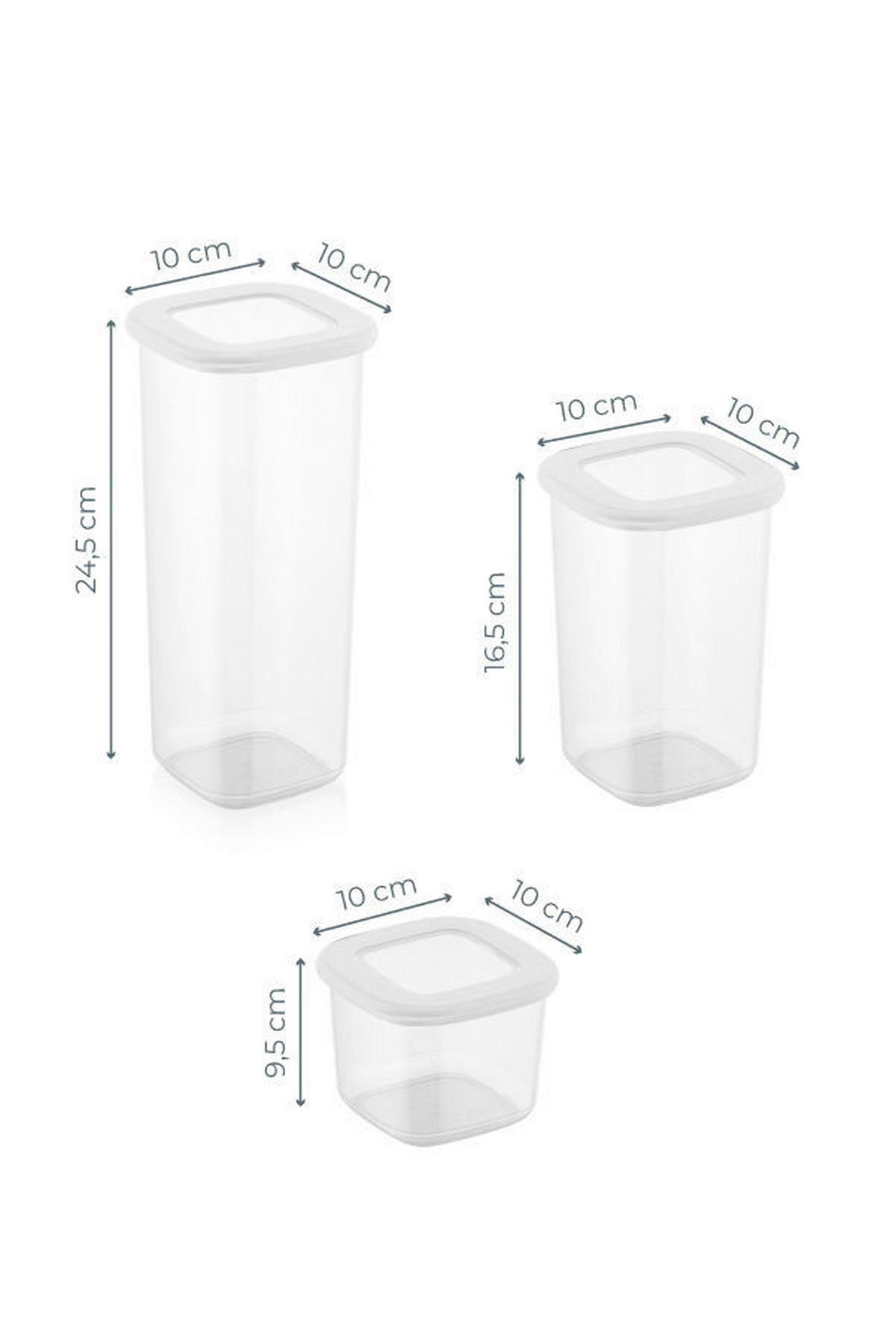 HermiaConcept Frischhaltebox-Set Salah 18-tlg. weiß Salah 18-tlg. - weiß - HermiaConcept