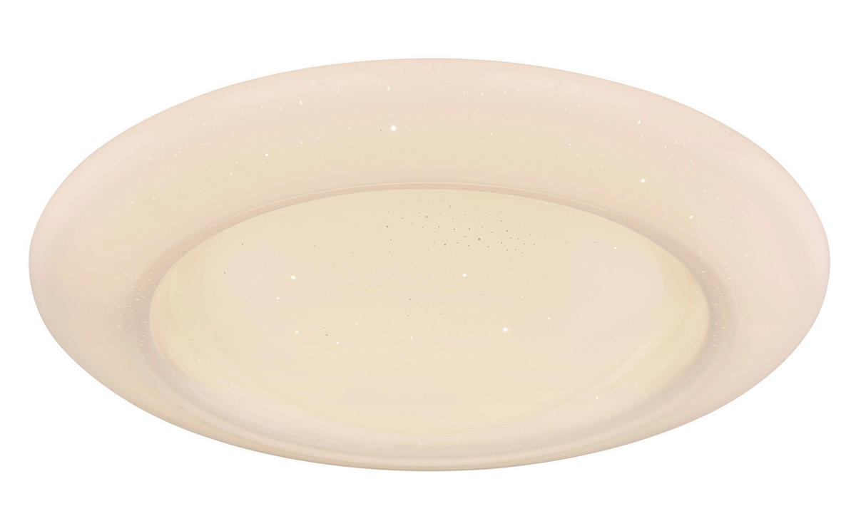 GLOBO LED-Deckenleuchte RAVA 48417-36 weiß Metall Kunststoff H/D: ca. 10,5x51 cm 2 Brennstellen RAVA - weiß (51,00/10,50cm) - GLOBO