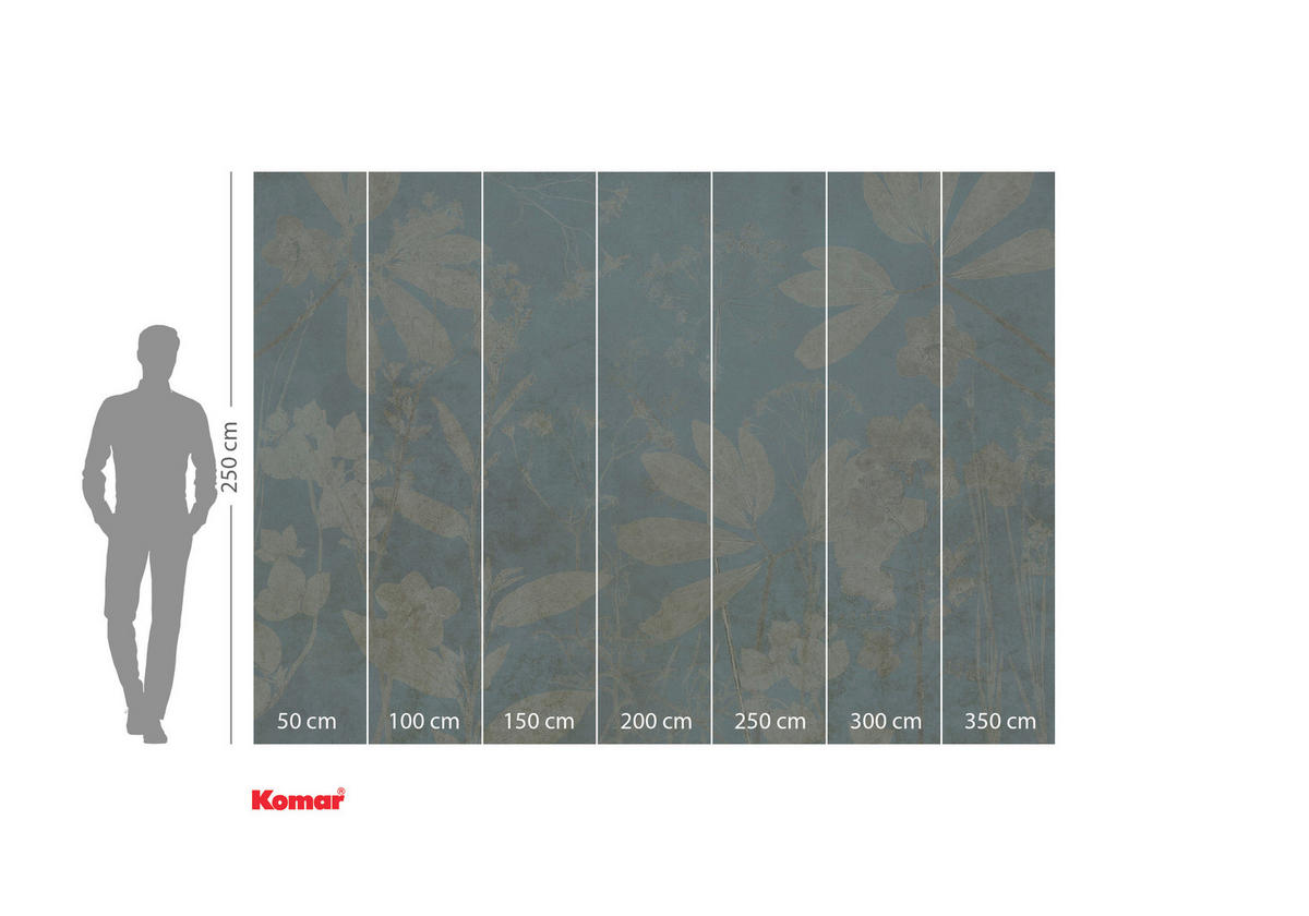 Komar Fototapete Jardin sur Papier B/L: ca. 350x250 cm Jardin sur Papier - (350,00/250,00cm) - Komar