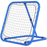 HOMCOM Fußball Rebounder blau Metall B/H/L: ca. 84x75x78 cm Fußball_Rebounder - blau (78,00/84,00/75,00cm) - HOMCOM