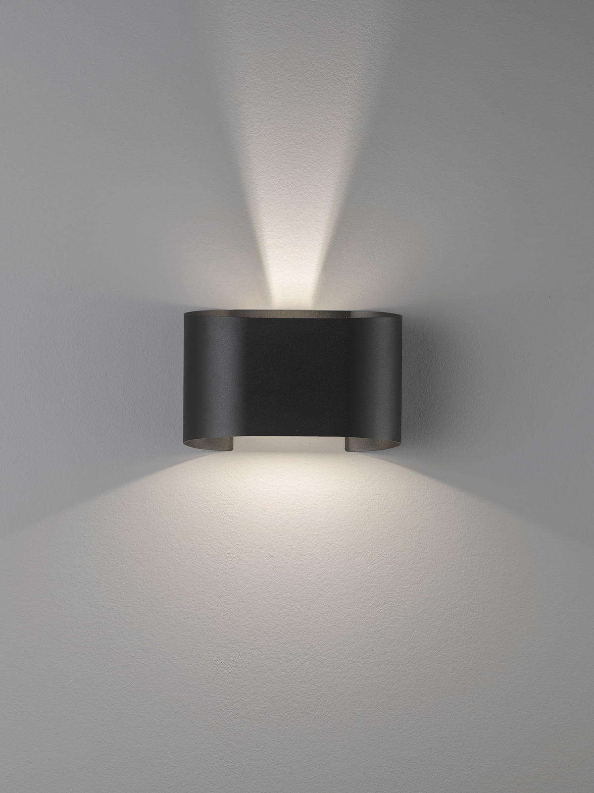 LED-Außen-Wandleuchte 30262 schwarz B/H/T: ca. 18,5x12x10,5 cm Wall - schwarz (18,50/12,00/10,50cm) - Fischer & Honsel