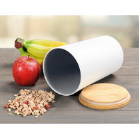 Kesper Vorratsdose weiß Melamin H/D: ca. 19x11,5 cm Vorratsdose - weiß/natur (11,50/19,00cm) - Kesper