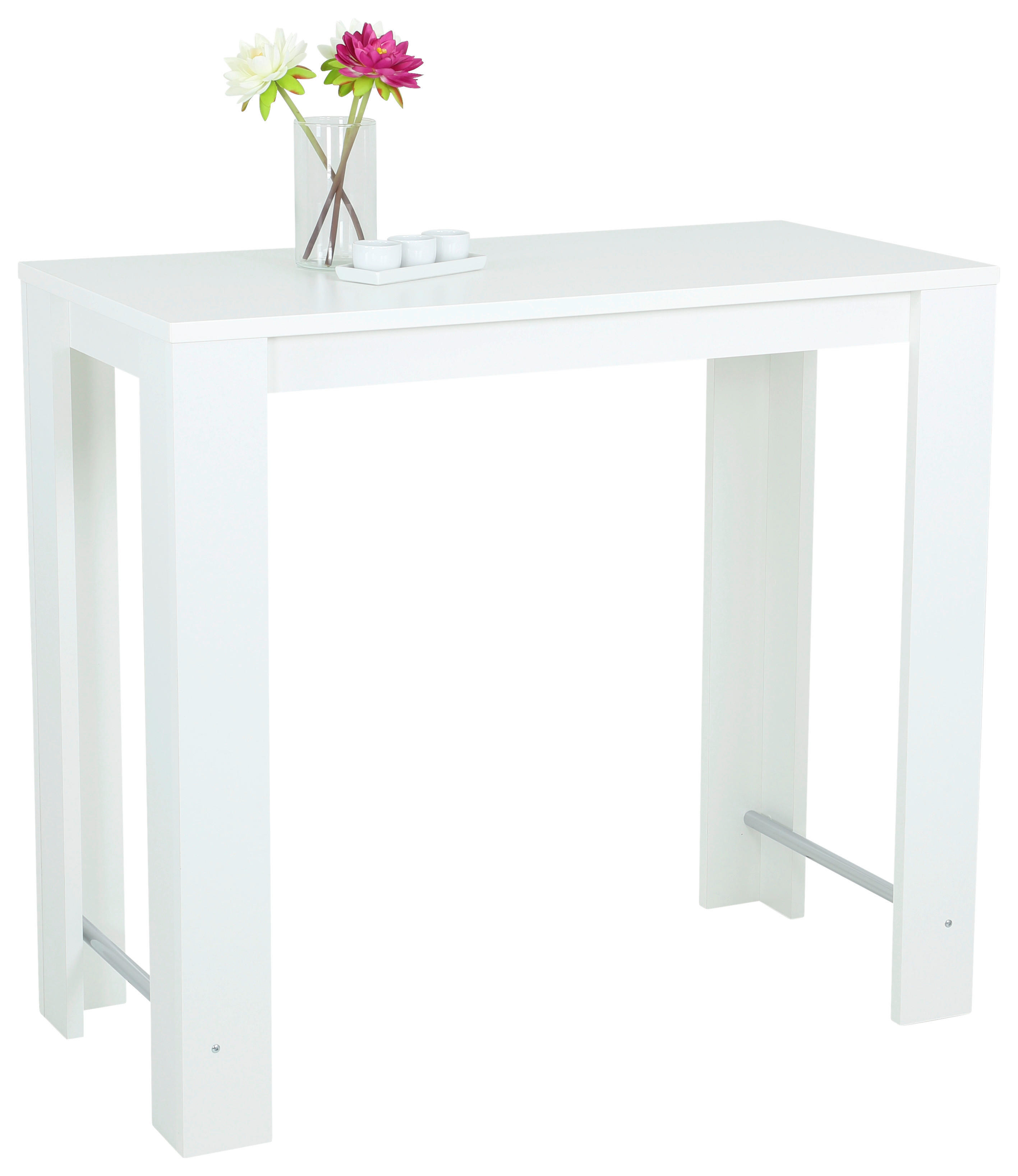 Bartisch FRIEDA T weiß Holzwerkstoff B/H/T: ca. 120x108x58 cm FRIEDA T - weiß (120,00/108,00/58,00cm) - Hela