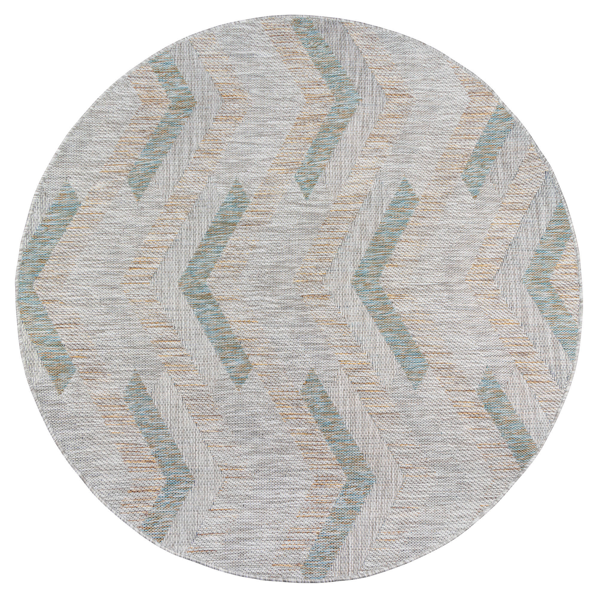 Sanat Outdoorteppich MELISSA grau B/L: ca. 200x200 cm MELISSA - grau (200,00/200,00cm) - Sanat