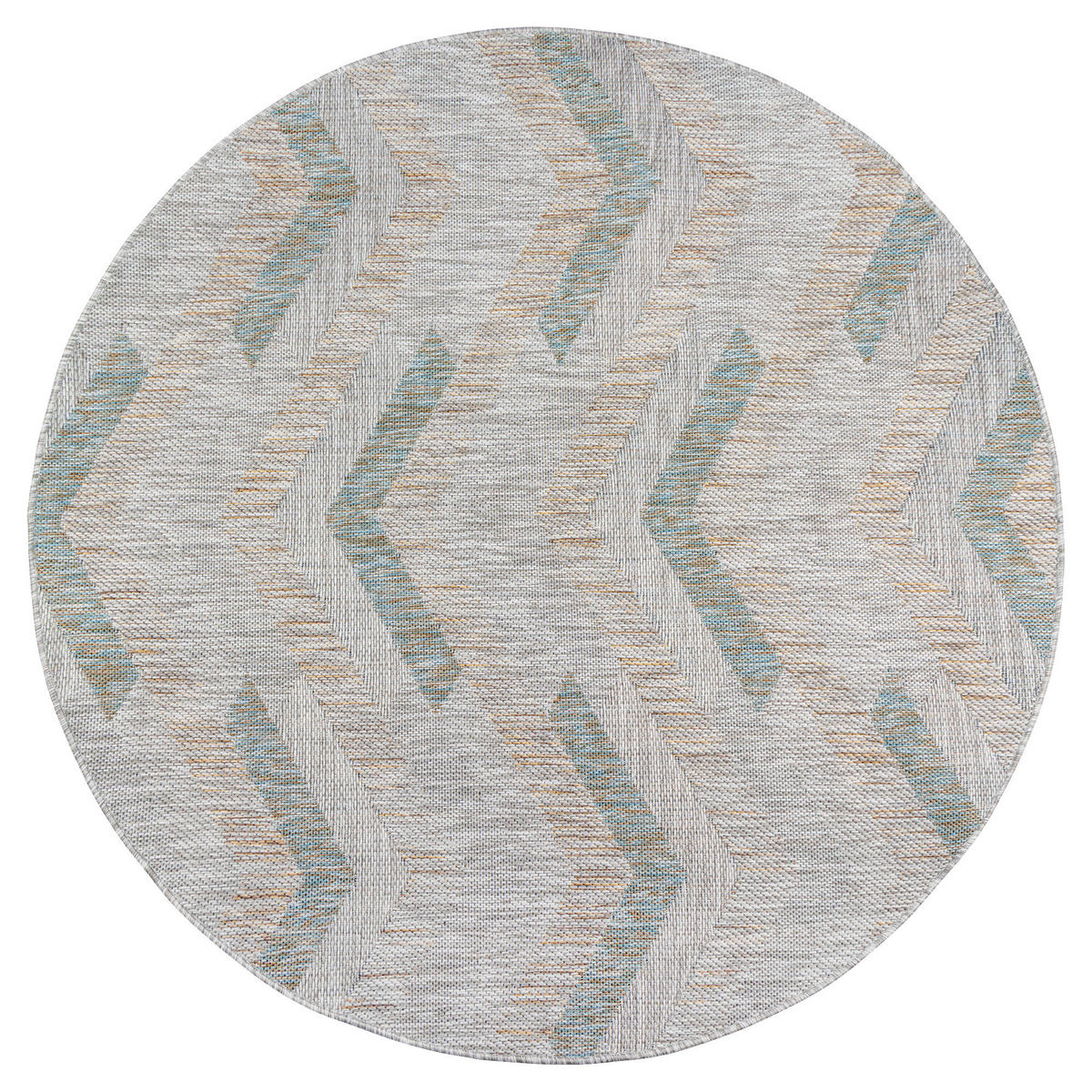 Sanat Outdoorteppich MELISSA grau B/L: ca. 120x120 cm MELISSA - grau (120,00/120,00cm) - Sanat