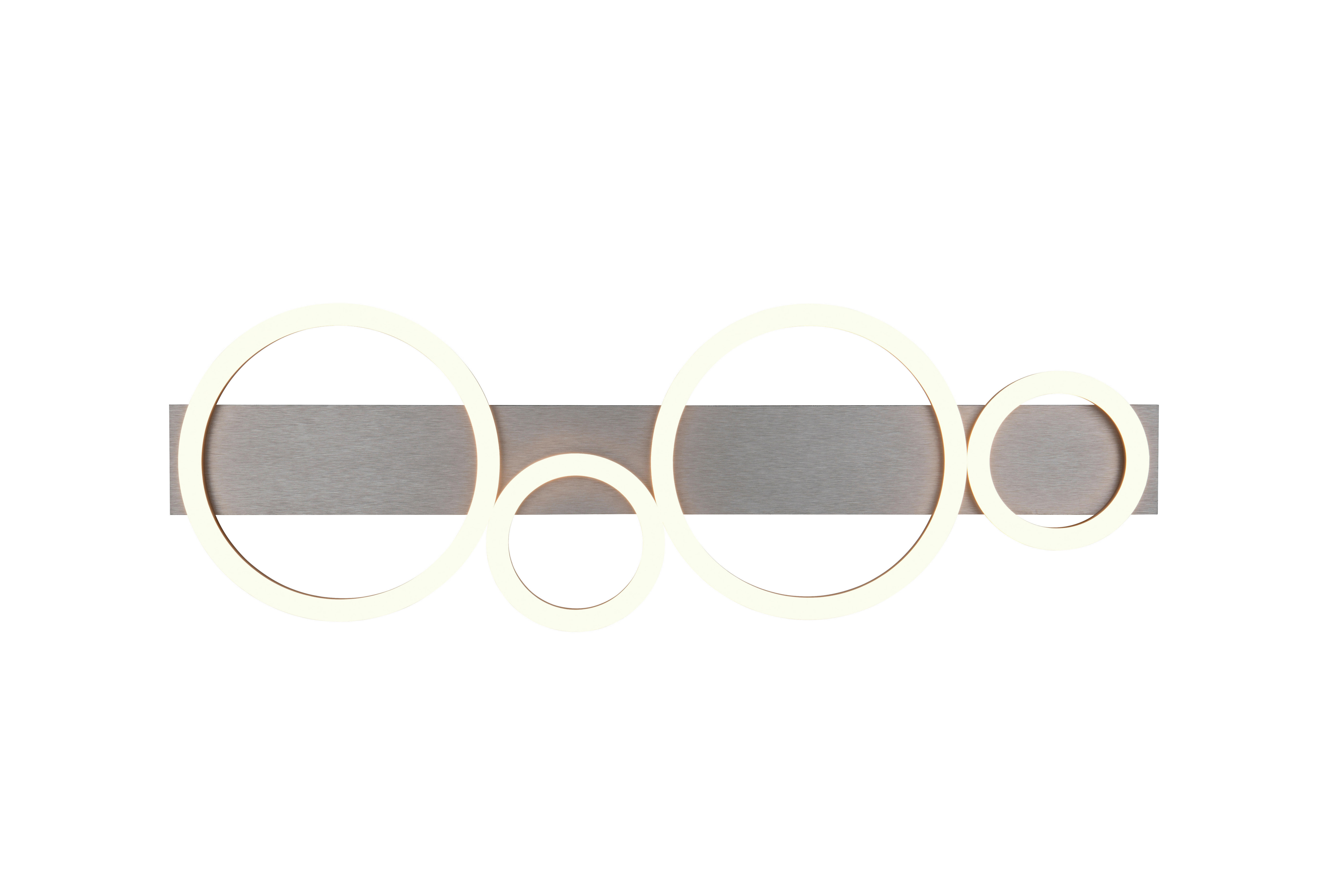 Reality LED Deckenleuchte LUMOS Alu Metall B/H/T: ca. 72x5,8x23 cm 1 Brennstellen Lumos - Alu (72,00/5,80/23,00cm) - Reality