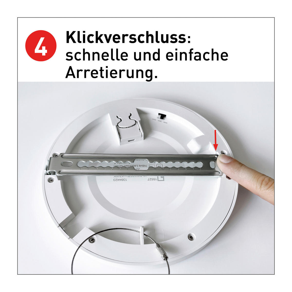 Näve Leuchten Deckenleuchte BONUS 1384623 LED Deckenleuchte "BONUS" - weiß (29,00/1,50cm) - Näve Leuchten