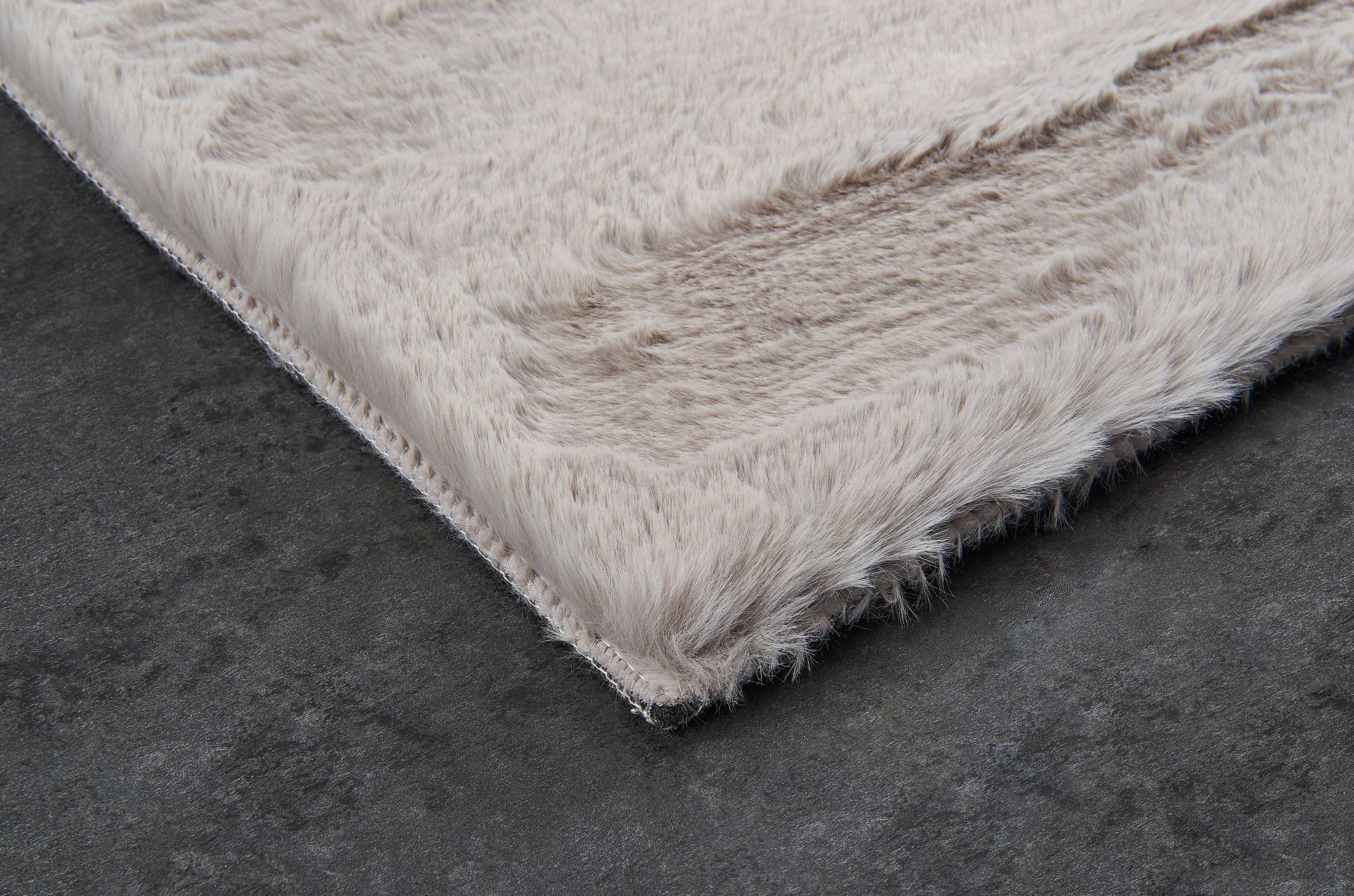 Fellimitat Moyo taupe B/L: ca. 80x150 cm Moyo - taupe (80,00/150,00cm)