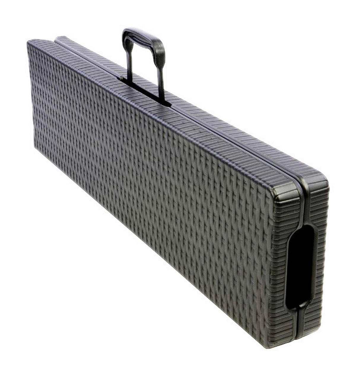 VCM Partybank schwarz Metall B/H/L: ca. 25x43x180 cm Partybank - schwarz (180,00/25,00/43,00cm) - VCM