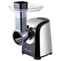 MASTERPRO Reibe elektrisch silber schwarz Edelstahl Kunststoff B/H/T: ca. 245x30,5x20,3 cm ca. 150 W Foodies BGMP-9103 - schwarz/silber (245,00/30,50/20,30cm) - MASTERPRO