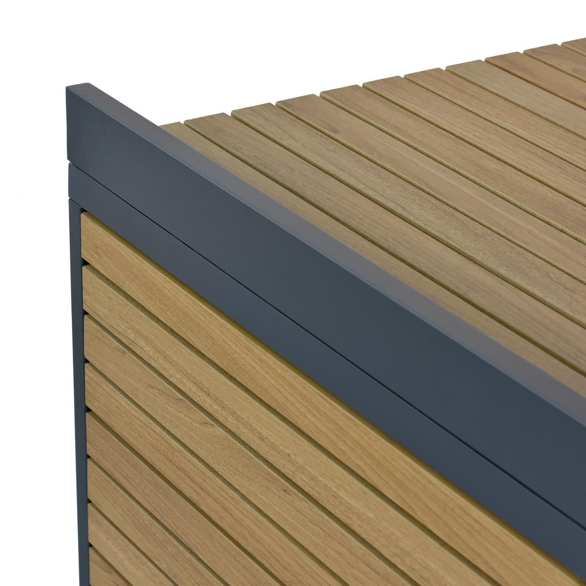 POCOline Outdoor-Küchenmodul anthrazit Aluminium B/H/L: ca. 110x89x61,5 cm Outdoor-Küchenmodul - natur/anthrazit (61,50/110,00/89,00cm) - POCOline