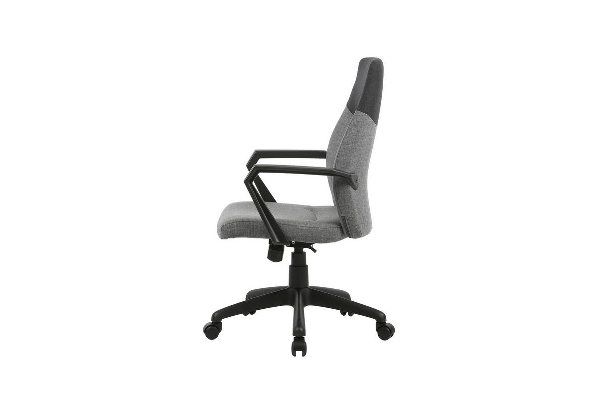 Chefsessel EDGY schwarz grau EDGY - schwarz/grau (58,00/99,00/56,00cm) - byLIVING