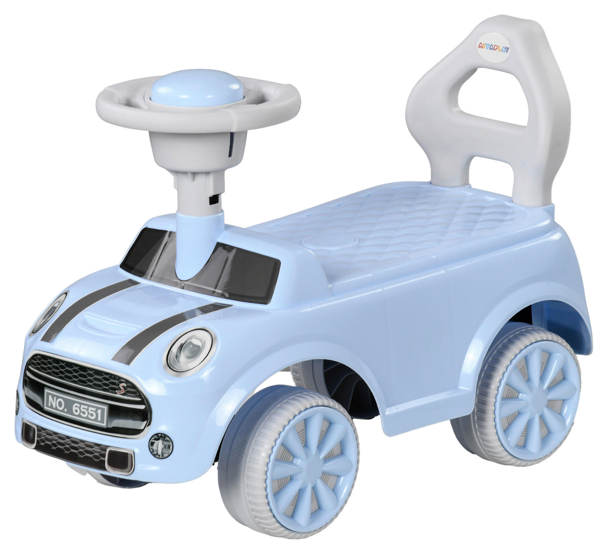 AIYAPLAY Rutschauto hellblau B/H/L: ca. 25x35x53 cm Rutschauto - hellblau (53,00/25,00/35,00cm) - AIYAPLAY