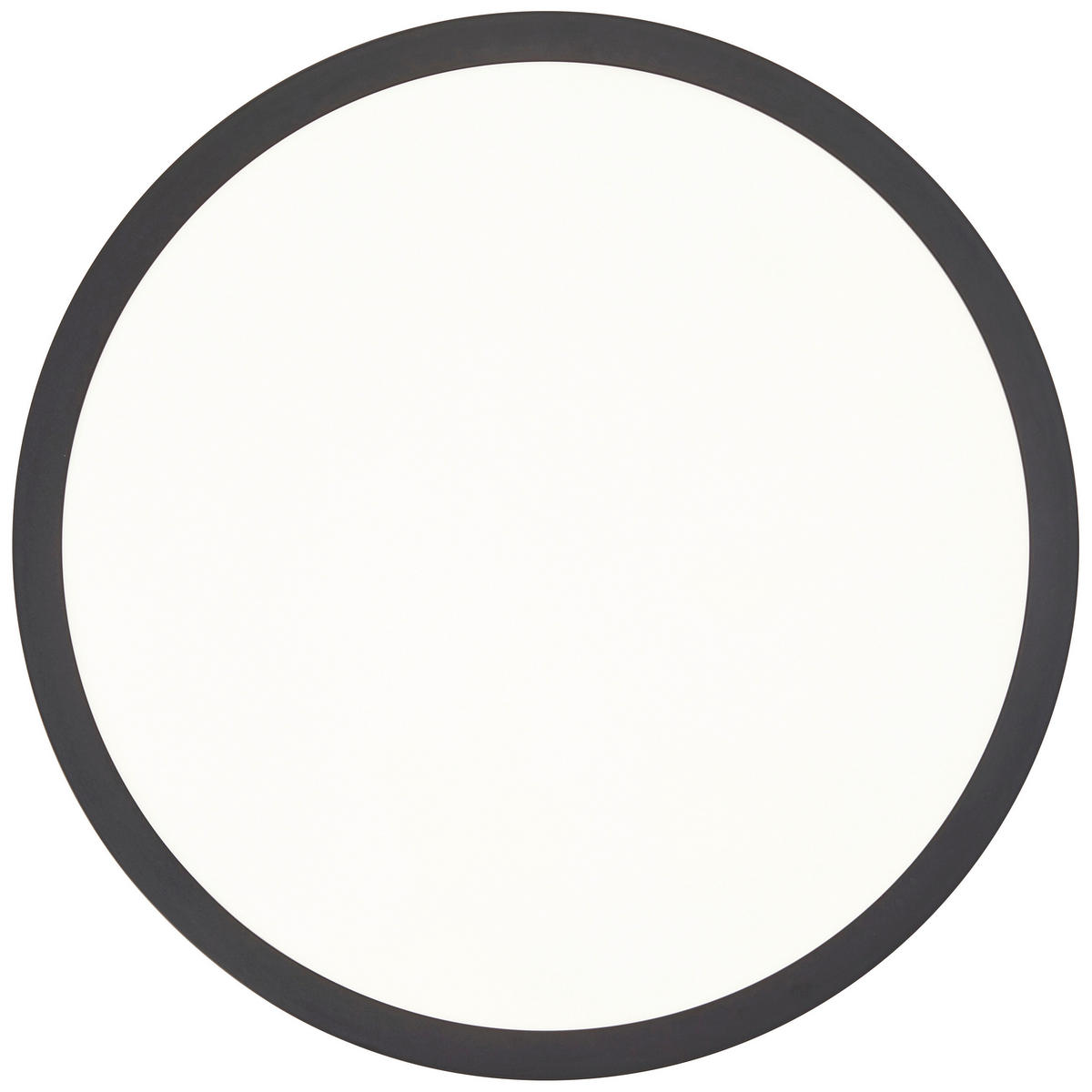 Brilliant LED-Deckenleuchte schwarz Kunststoff Metall B/H/L: ca. 43,5x7,5x44 cm Briston - schwarz (44,00/43,50/7,50cm) - Brilliant