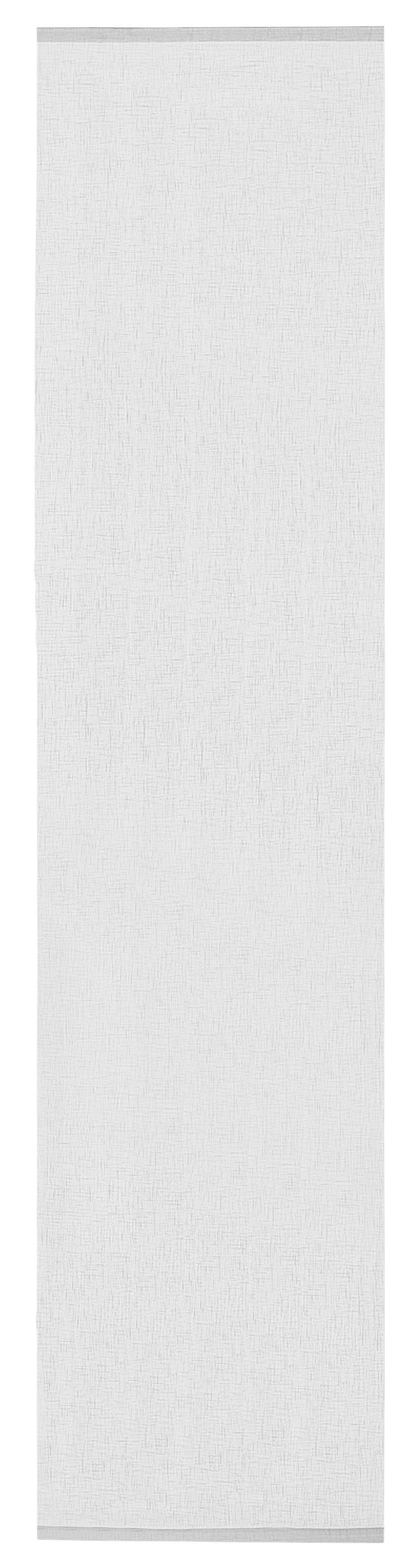 Schiebevorhang weiß B/L: ca. 60x245 cm Schiebevorhang_uni - weiß (60,00/245,00cm) - Happy Home