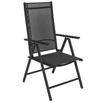 POCOline Klappsessel Malta anthrazit Alu B/H/L: ca. 66x106x56 cm Malta - anthrazit (56,00/66,00/106,00cm) - POCOline