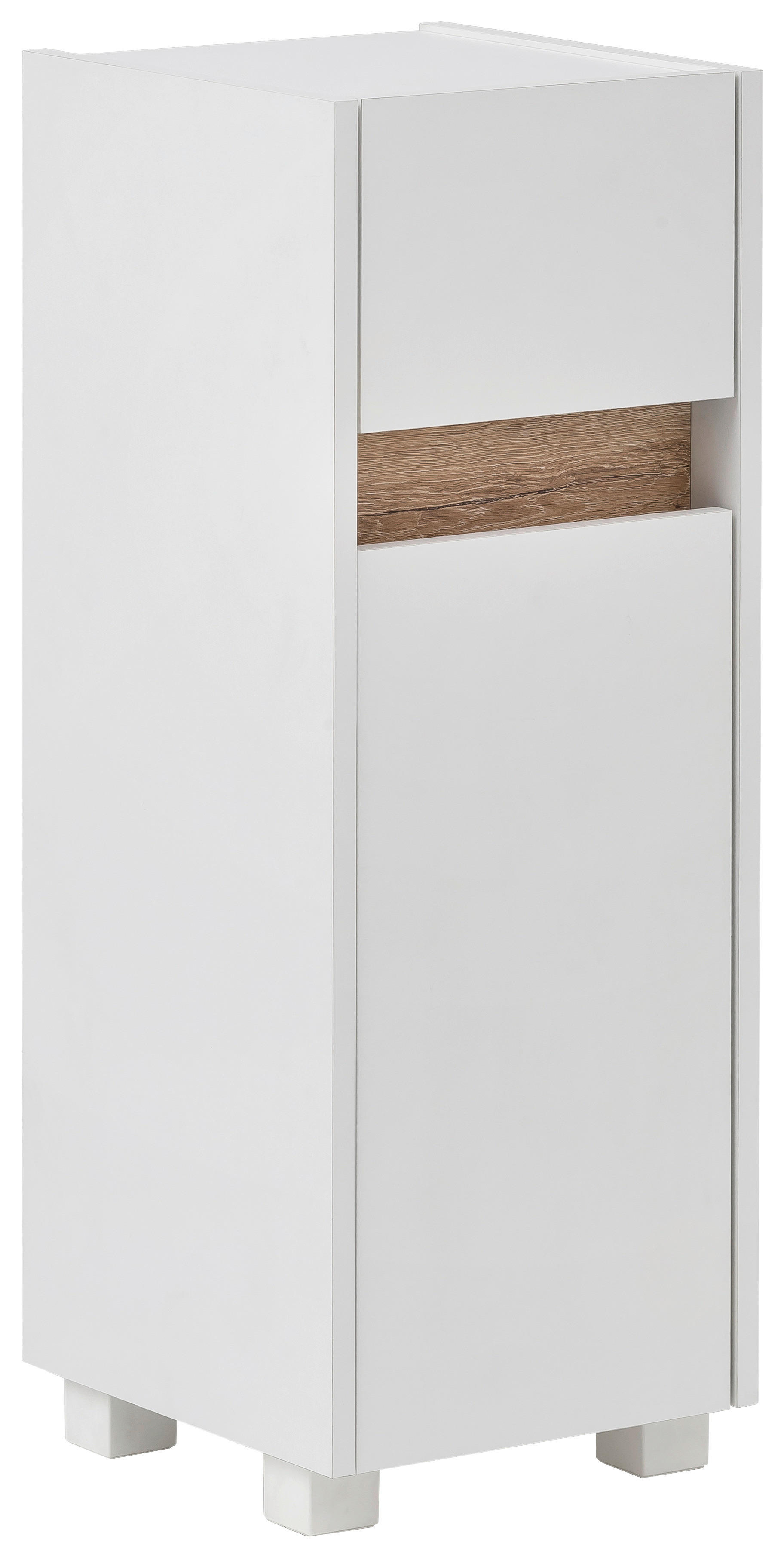 Midischrank Cosmo perlweiß Optik B/H/T: ca. 30,2x84,8x33 cm Cosmo - (30,20/84,80/33,00cm) - Möbelpartner