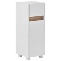 Midischrank Cosmo perlweiß Optik B/H/T: ca. 30,2x84,8x33 cm Cosmo - (30,20/84,80/33,00cm) - Möbelpartner