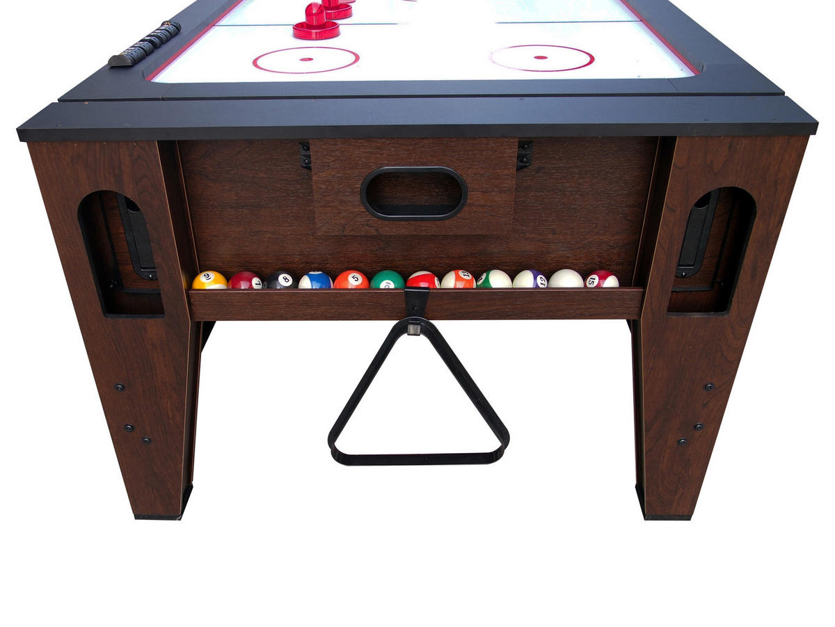 Cougar Pool- und Airhockeytisch Reverso B/H/L: ca. 107x81x216 cm Reverso - rot/schwarz (216,00/107,00/81,00cm) - Cougar