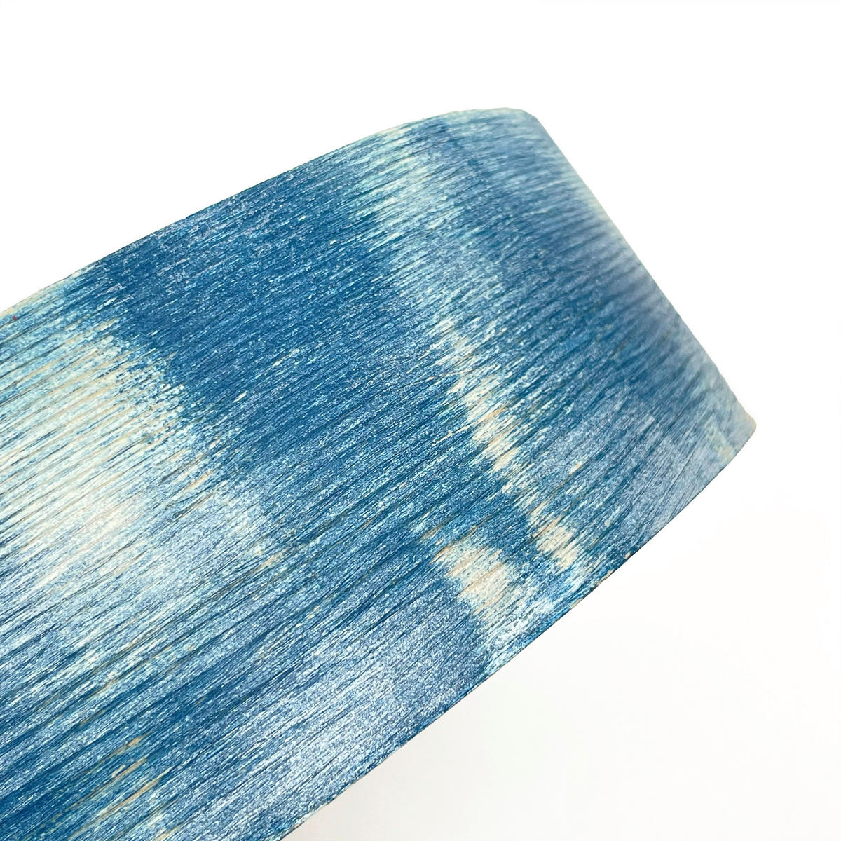 Lamkur Deckenleuchte blau hellbraun Glas Holz B/H/L: ca. 38x38x10 cm 2 Brennstellen Eveline - blau/hellbraun (10,00/38,00/38,00cm) - Lamkur