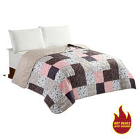 Tagesdecke Tagesdecke_Patchwork taupe 220x240 - taupe (220,00/240,00cm)