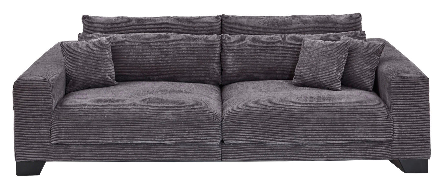 Big Sofa Play dunkelgrau B/T: ca. 286x141 cm Play - schwarz/dunkelgrau (286,00/141,00cm)
