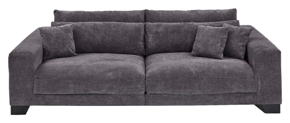 Big Sofa Play dunkelgrau B/T: ca. 286x141 cm Play - schwarz/dunkelgrau (286,00/141,00cm)