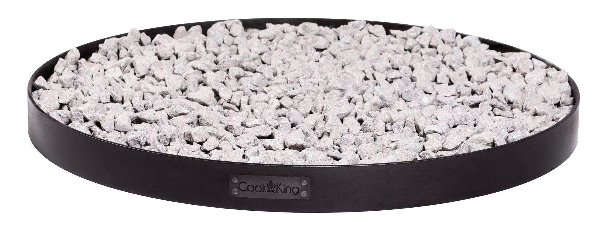 CookKing Feuerschalenbasis 100 schwarz Stahl B/H/T: ca. 100x6x100 cm 100 - schwarz (100,00/6,00/100,00cm) - CookKing