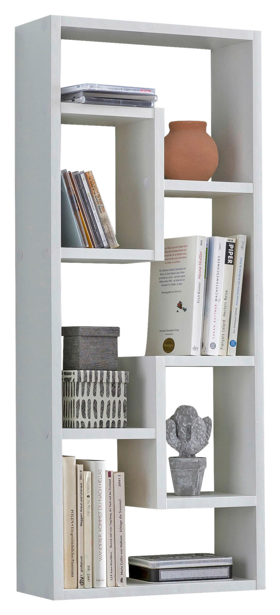 Wandregal weiß B/H/T: ca. 36x90x14,5 cm Wandregal - weiß (36,00/90,00/14,50cm) - Wohnling