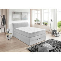 Boxspringbett Modesto Silbergrau Modesto - Silbergrau (128,00/106,00/216,00cm)