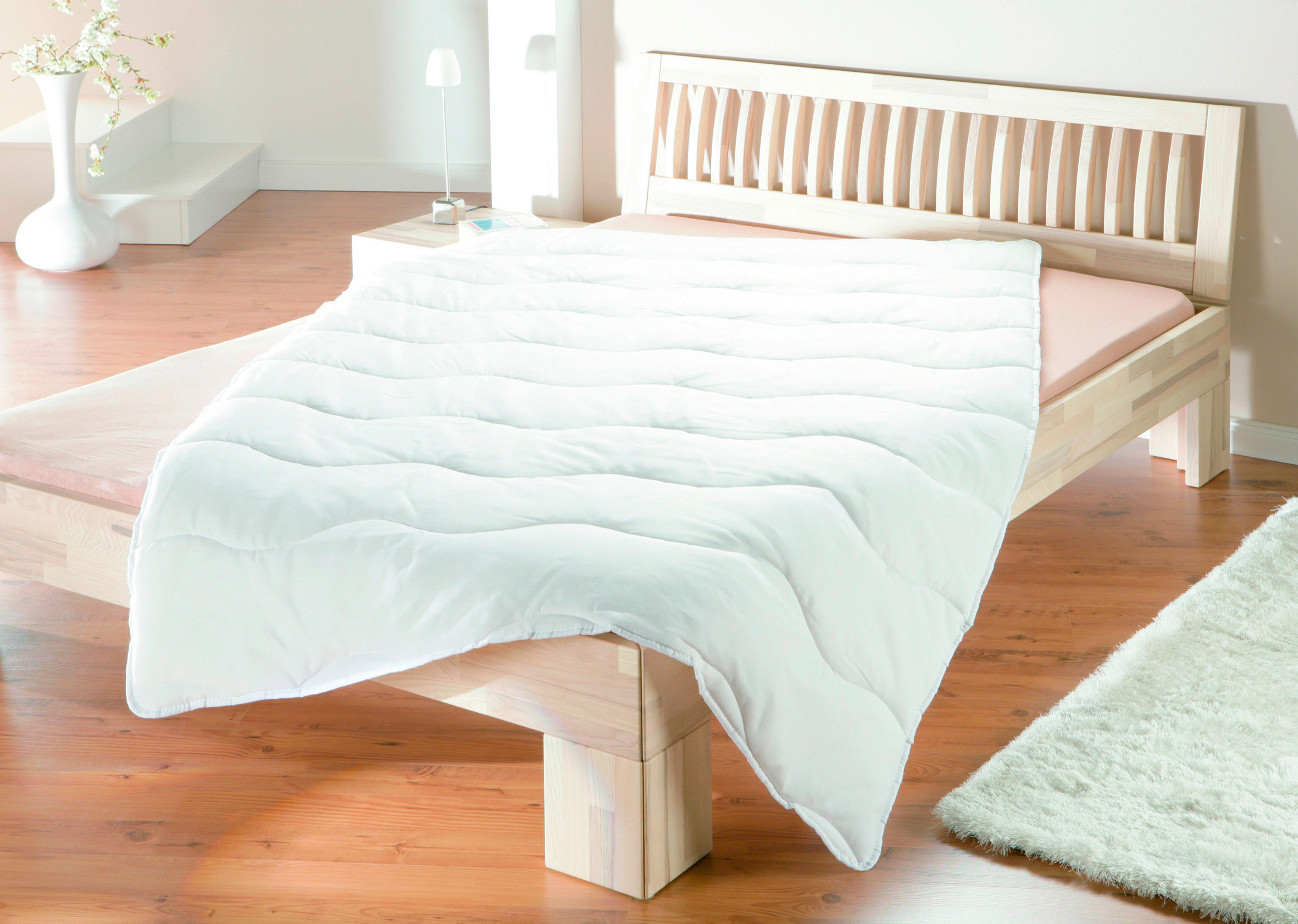 Steppbett Steppbett_Sensation 200x200cm - weiß (200,00/200,00cm) - Sensation